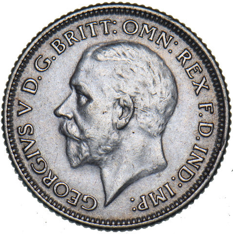 1929 Sixpence - George V British Silver Coin