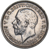 1935 Sixpence - George V British Silver Coin