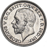 1936 Sixpence - George V British Silver Coin