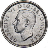 1937 Sixpence - George VI British Silver Coin