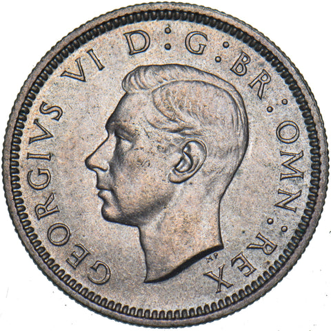 1938 Sixpence - George VI British Silver Coin