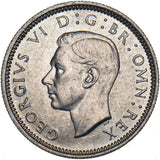 1939 Sixpence - George VI British Silver Coin