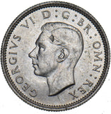 1939 Sixpence - George VI British Silver Coin