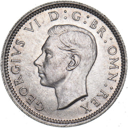 1941 Sixpence - George VI British Silver Coin
