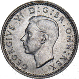 1941 Sixpence - George VI British Silver Coin