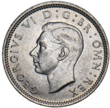 1943 Sixpence - George VI British Silver Coin