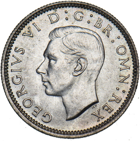 1945 Sixpence - George VI British Silver Coin
