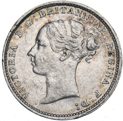 1886 Threepence - Victoria British Silver Coin