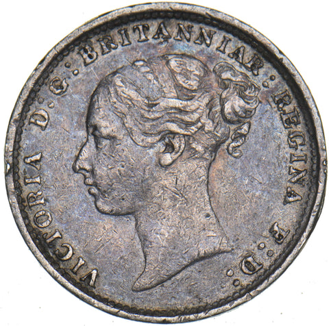 1886 Threepence - Victoria British Silver Coin