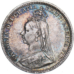 1891 Threepence - Victoria British Silver Coin