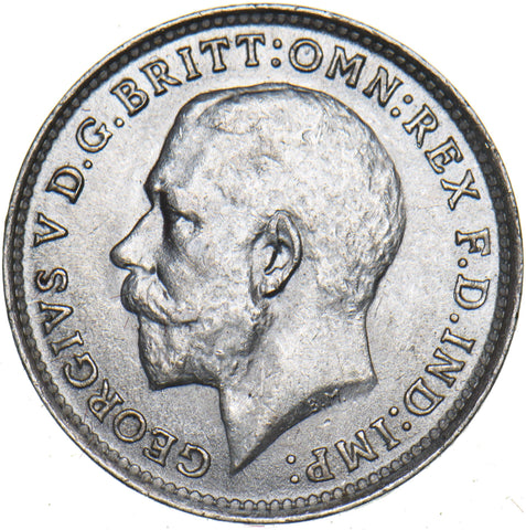 1916 Threepence - George V British Silver Coin