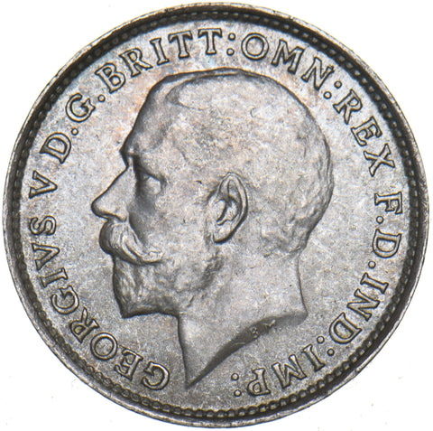 1916 Threepence - George V British Silver Coin