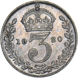 1920 Threepence - George V British Silver Coin