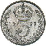 1921 Threepence - George V British Silver Coin