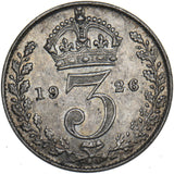 1926 Threepence - George V British Silver Coin