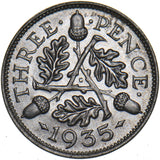 1935 Threepence - George V British Silver Coin
