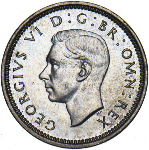 1937 Proof Silver Threepence - George VI British Silver Coin