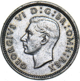 1942 Silver Threepence - George VI British Silver Coin