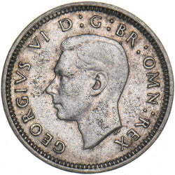 1943 Silver Threepence - George VI British Silver Coin