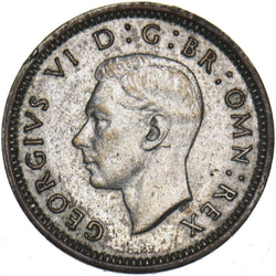 1943 Silver Threepence - George VI British Silver Coin