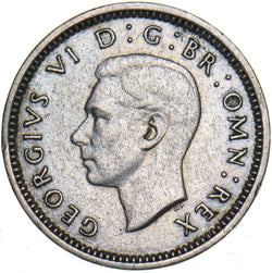 1943 Silver Threepence - George VI British Silver Coin
