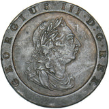 1797 Cartwheel Twopence - George III British Copper Coin - Nice
