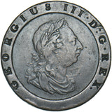 1797 Cartwheel Twopence - George III British Copper Coin - Nice
