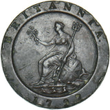 1797 Cartwheel Twopence - George III British Copper Coin - Nice
