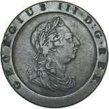 1797 Cartwheel Twopence - George III British Copper Coin - Nice