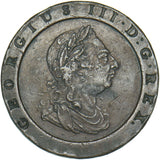 1797 Cartwheel Twopence - George III British Copper Coin - Nice