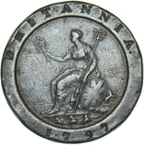 1797 Cartwheel Twopence - George III British Copper Coin - Nice