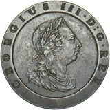 1797 Cartwheel Twopence - George III British Copper Coin - Very Nice