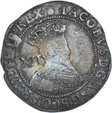 1603-4 Shilling - James I British Silver Hammered Coin - Nice