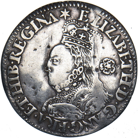 1562 Milled Sixpence - Elizabeth I British Silver Coin