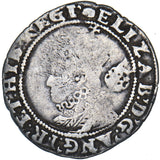 1593 Sixpence (mm. Tun) - Elizabeth I British Silver Hammered Coin