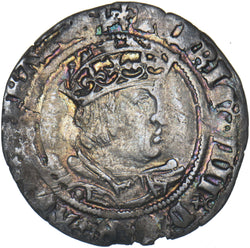 1526-44 Groat (mm. Lis) - Henry VIII British Silver Hammered Coin - Nice