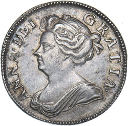 1708 Shilling - Anne British Silver Coin - Very Nice
