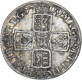 1709 Shilling - Anne British Silver Coin - Very Nice