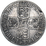 1711 Shilling - Anne British Silver Coin