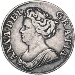 1711 Shilling - Anne British Silver Coin - Nice