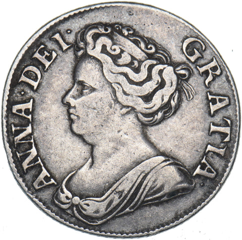 1711 Shilling - Anne British Silver Coin - Nice