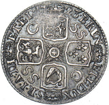1723 SSC Shilling - George I British Silver Coin - Very Nice