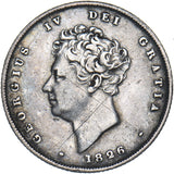 1826 Shilling - George IV British Silver Coin