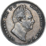 1834 Shilling - William IV British Silver Coin - Nice
