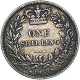 1834 Shilling - William IV British Silver Coin - Nice