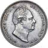 1834 Shilling - William IV British Silver Coin - Nice