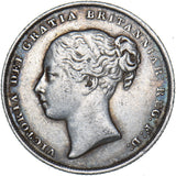 1841 Shilling - Victoria British Silver Coin - Nice