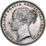 1875 Shilling (Die no. 3) - Victoria British Silver Coin - Very Nice