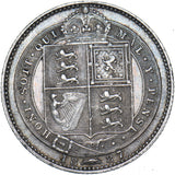 1887 Shilling - Victoria British Silver Coin - Nice