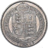 1889 Shilling (Rare dies 2C) - Victoria British Silver Coin - Nice